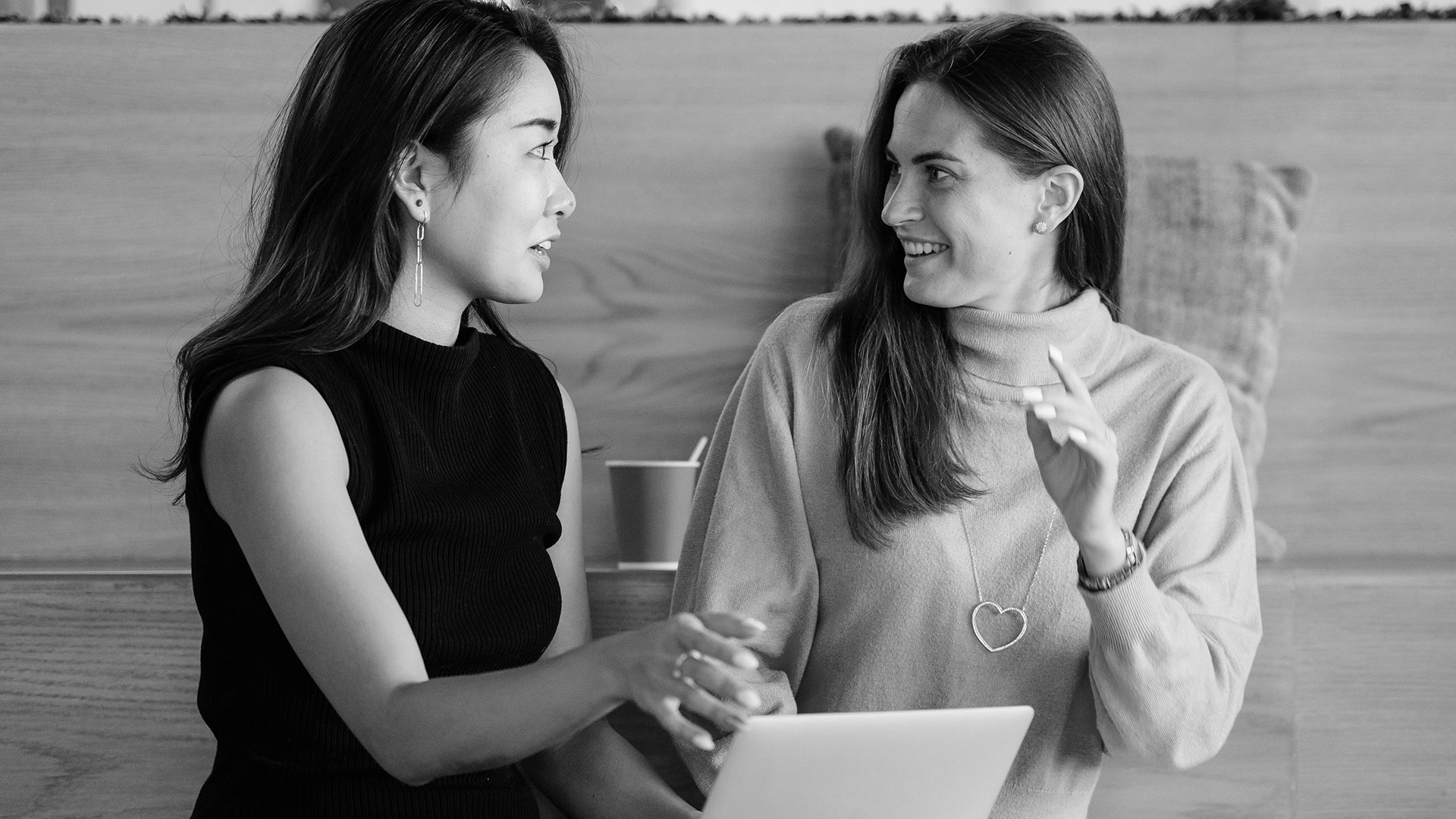 Two Women Talking 1 Two Women Talking 1